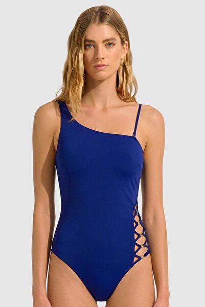 Aytuğ&Mısırlı One-Shoulder Swimsuit with Egyptian Accessories Saks