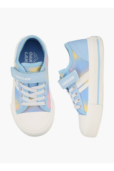Oaklan by Shoexpress Girls Striped Lace-Up Ankle Sneakers