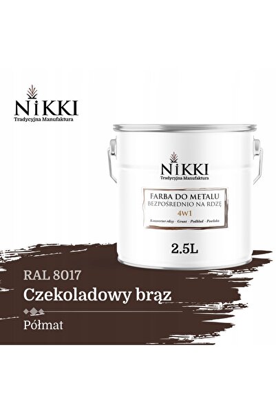 NO BRAND Vopsea pentru metal PROSTO NA RDZĘ OCYNK CZEKOLADOWY BRĄZ RAL 8017 S...