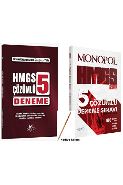 Monopol Yayınları İmtiyaz 2026 HMGS Tamamı Çözümlü 5 Deneme+Monopol Hmgs 5 DE...