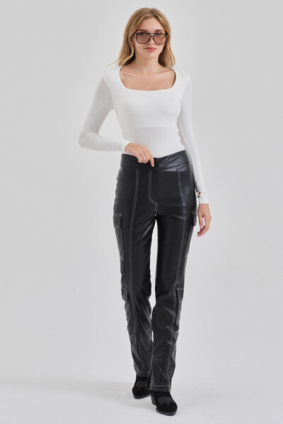 MODiSCHO Γυναικείο KareYaka Ecru Slim Fit Body & Μπλούζα με Εξαιρετικά Απαλό ...