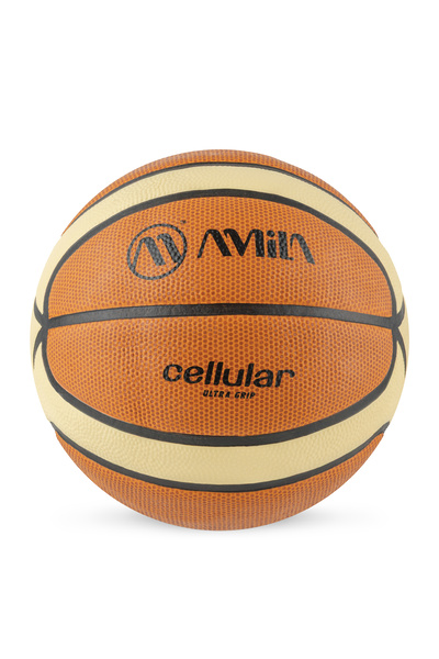 Amila Μπάλα Basket Cellular No5 - Πορτοκαλί / Μπεζ
