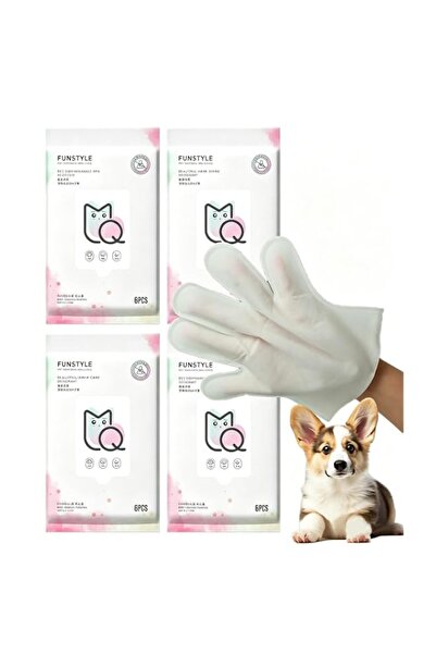 Generic Brand Mumoo Bear 24 Pieces Pet Wipes for Dog and Cat Cleaning Gloves ...