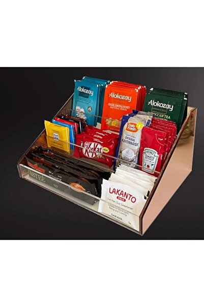 Generic Acrylic Kitchen Organizer Unique Multipurpose Storage for Tea bags, C...