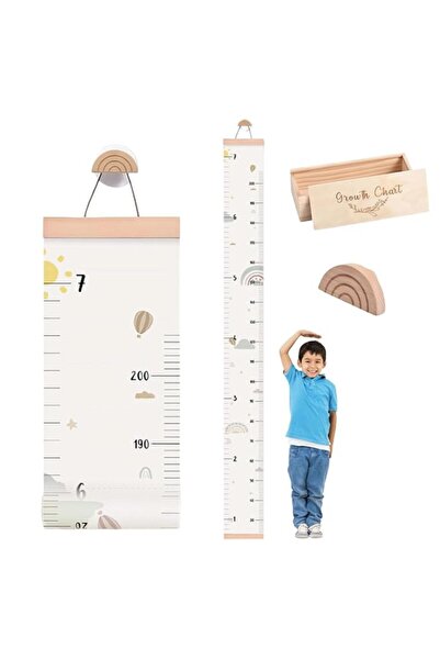 Generic Brand Removable Growth Chart for Kids Wall Decor, Waterproof Canvas H...