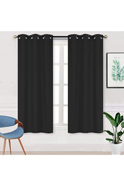 Generic Brand Home Collection 2 Panels 100% Blackout Curtain Set Solid Color ...