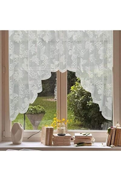 Generic Lace Valances for Windows, Short Embroidery Window Valance, Boho Farm...