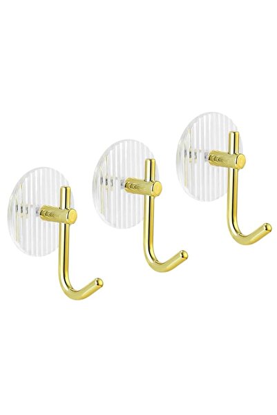 Generic ECVV 3 Pack Self-adhesive Hooks, Luxury Wall Holder, Waterproof Towel...