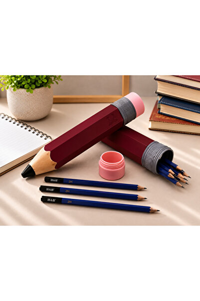 farist Giant Pencil-Shaped Pencil Case – 32X6 cm Decorative 3D Printing Pen H...