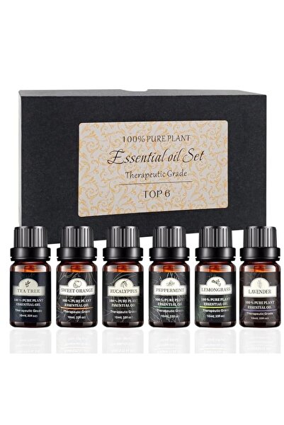 Generic Brand Pure Essential Oil Set, 6 Pcs， for Diffuser, Humidifier, Massag...