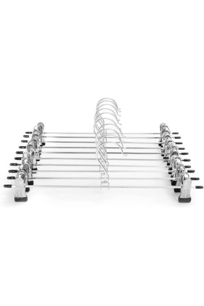 Generic Red Dot Gift® 10 Pack Pants Hangers,28.5cm Skirt with Adjustable Non-...