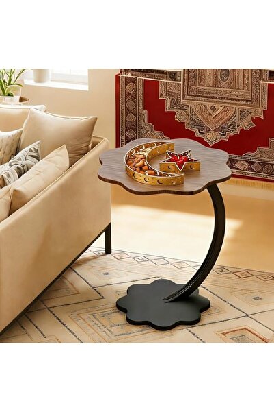 Generic Small Coffee Table，Sofa Side Table for Living Room Bedroom，C Shaped E...