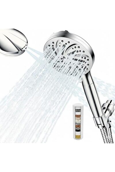 Generic Moon's High Pressure 10-mode Handheld Shower Head - Anti-clog Nozzles...