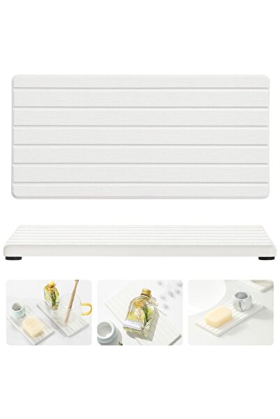 Generic Quick Stone Drying Tray Mat for Bathroom & Kitchen Counter, 2PCS, Ins...
