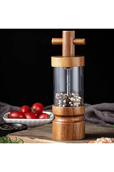 Generic YelaJoy Manual Pepper and Spice Grinder – Wooden Mill with Airtight S...