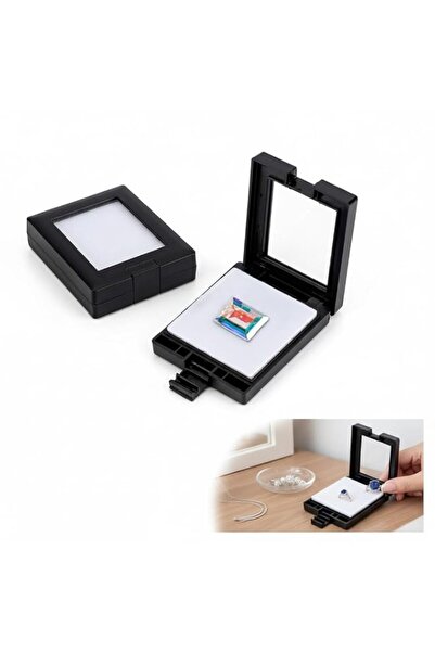 Generic Brand Velvet Gemstone Display Boxes with Clasp Lids and Foam Padding,...