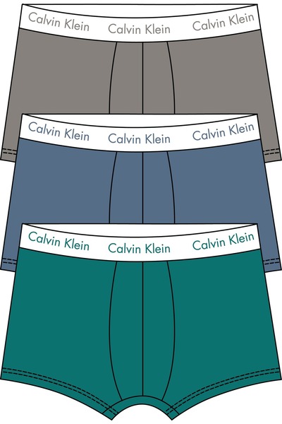 Calvin Klein Erkek Düşük Bel 3'lü Boxer Seti