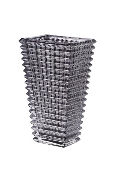 Generic MCMCNCUIU Crystal Glass Vase, Black and Grey, Large Modern Flower Vas...
