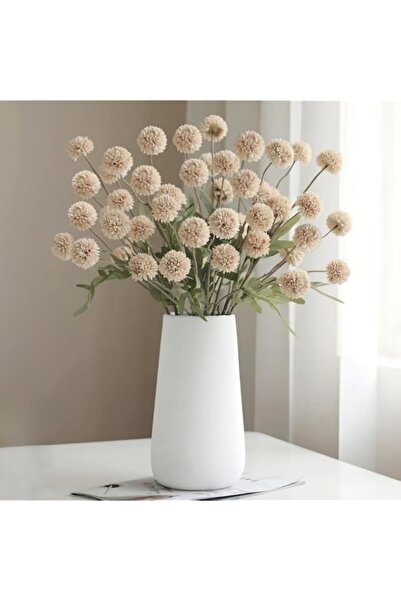 Generic 10PCS Artificial Chrysanthemum Ball Flowers Fake Mums with Long Stems...