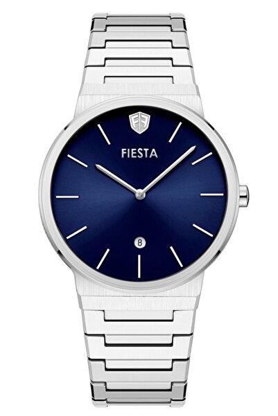 Fiesta F25038M Men's Wristwatch with Steel Strap