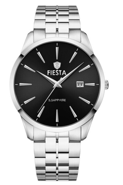 Fiesta F26001M Men's Wristwatch with Steel Strap