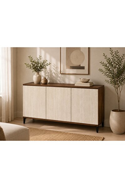 N.zone Fashionable 3-Door Shoe Cabinet with Stylish and Practical Design, Hel...