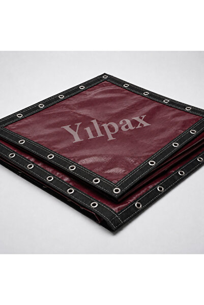 YILPAX BORDO Branda 650 Gr PVC Özel Ölçü Su Geçirmez Dayanıklı Uzun Ömürlü ve Kuş Gözlü