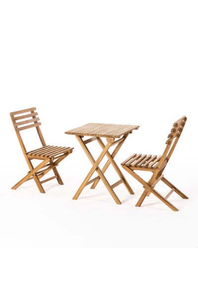 ırmaklar bahcce Harmony Teak Katlanır Masa Ve Sandalye Takımı