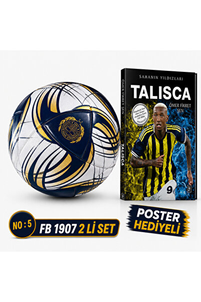 Fenerbahçe Velocity 1907 Desenli No:5 Futbol Topu Yeni Sezon 2026 + Futbolcu ...
