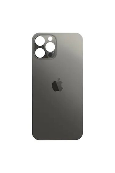 OEM Iphone 12 Pro Arka Pil Kapağı (Cam) Siyah