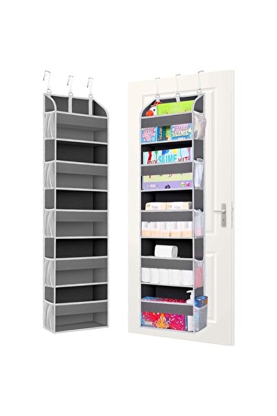 Generic Over The Door Organizer with 5 Pockets and 10 Mesh Pockets, 50 lbs We...