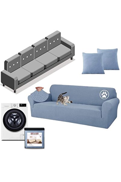 Generic SKADE Creative Jacquard Couch Sofa Covers with 2 pillowcase, Super St...