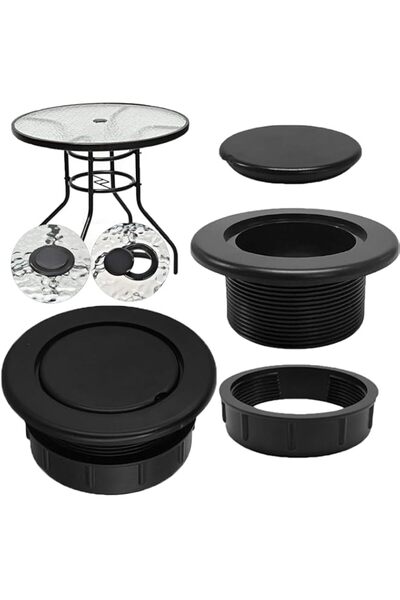 Generic X spring Umbrella Hole Ring Plug, 2 Inch Patio Table Parasol Cover Se...