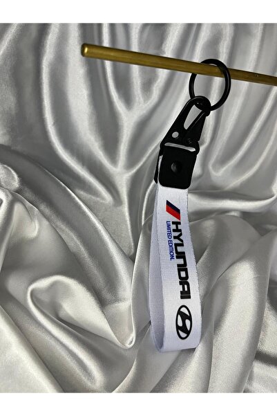 CEBECİOTO Breloc din pânză alb HYUNDAI, 19 CM, accesoriu auto-moto de calitat...
