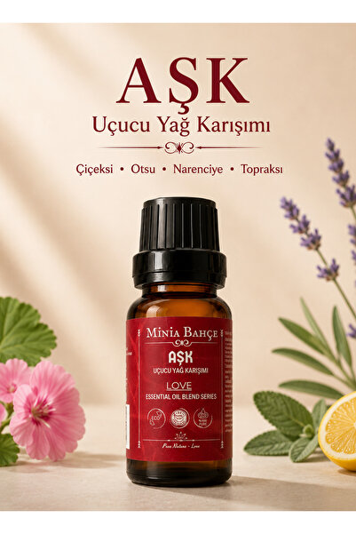 Minia Bahçe Bitki ve Sanat Atölyesi Aşk (Love) Uçucu Yağ Karışımı – 10 ml