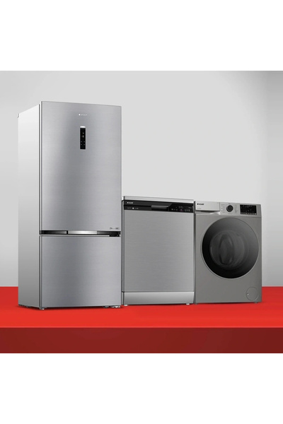 Arçelik Gri XL Çeyiz Paketi (278550 EI FIT- A 710 I- 10120 MXS)
