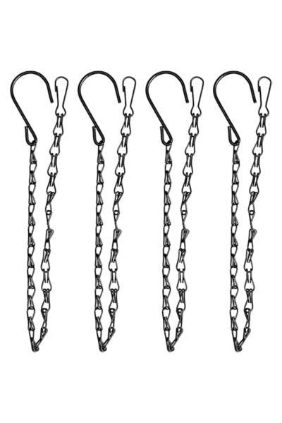 Generic THE WHITE SHOP Hanging Chain with Hooks for Hanging Bird Feeders, Bir...