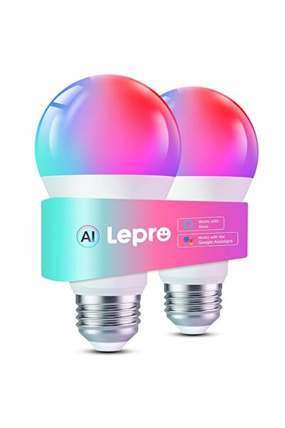 Generic Lepro B2 AI Smart Bulb E27, 1100LM 10W (Replace 75W), Music Sync Blue...