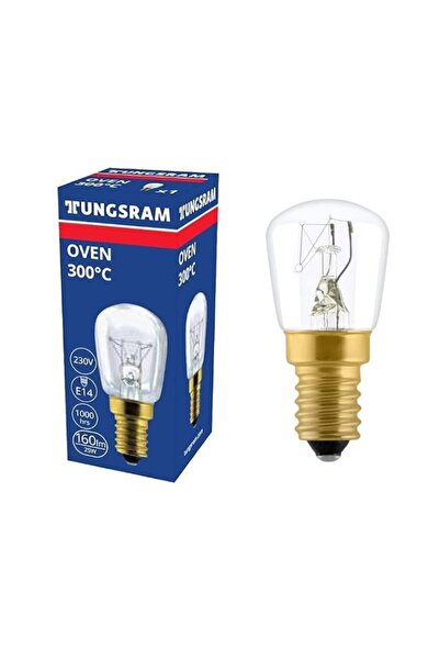 Generic Tungsram 300 Degrees Celsius Bulb for Microwave Oven 25W 230V, E14 In...