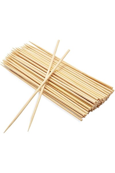 Generic 8" Natural Wooden Bamboo BBQ Skewers for Grilling, Shish Kebab, Appet...