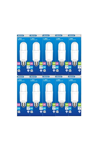 Generic Megaman Led Stick 12w 6500k Day Light E27 (pack of 10)
