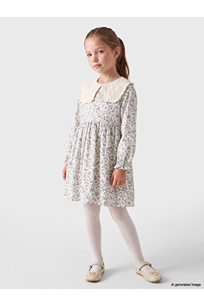 LC Waikiki Timeless Clothing & Timeless Choices Bebe Roba Collar Floral Girl'...