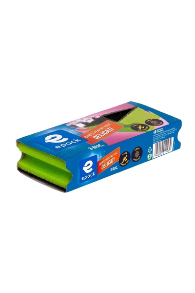 OEM Bureti pentru vase Delicati Epack, verde + negru, 3 buc / set