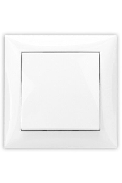 OEM Hoff Top single switch, recessed, frame included, 10A, white