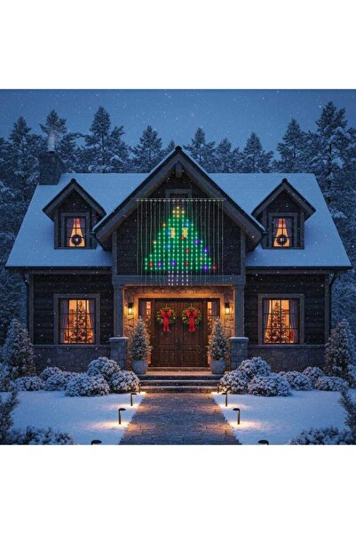 OEM Christmas icicle installation, smart, Hoff iDeal, 400 RGB LEDs, 2 x 2 m, ...