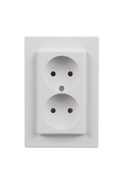 OEM Schneider Electric Asfora EPH9700121 διπλή πρίζα, εντοιχιζόμενη, περιλαμβ...