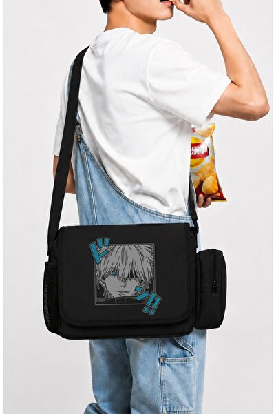 Fuddy Moda Unisex Jjk Gojo Satoru Anime Printed Messenger Bag