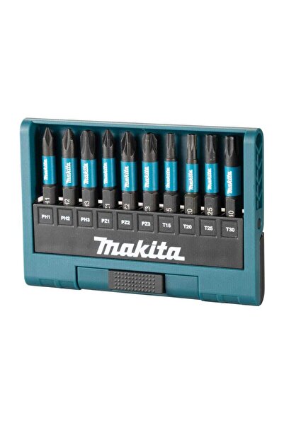 OEM Set of 10 impact screwdriver bits, Makita E-12011, Phillips / Pozidriv / ...