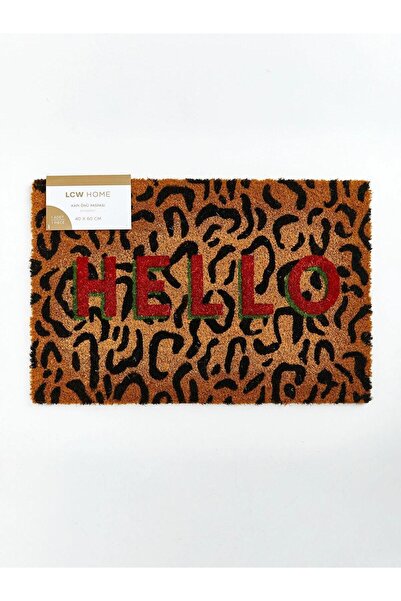 LC Waikiki Mixed Hello Text Printed Door Mat 40X60 cm (W6)