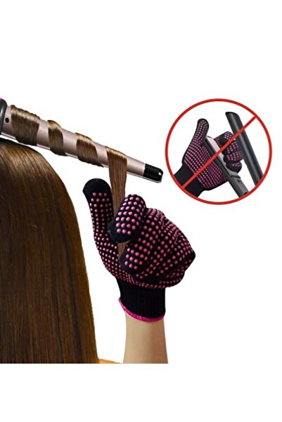 Arabest 2 Pcs Professional Heat Resistant Gloves for Hair Styling,Heat Blocki...